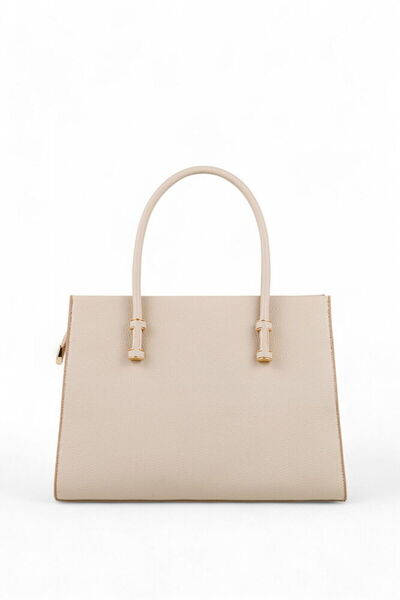 Bilik Deri Beige Women's Handbag Ri̇v 138