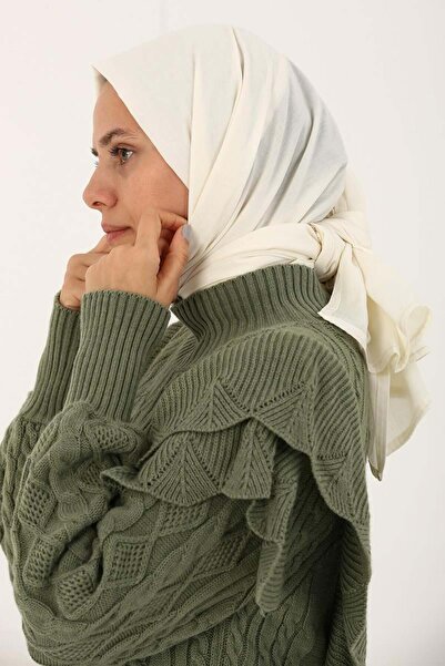 ALLDAY Şal Krem-Harman Koton