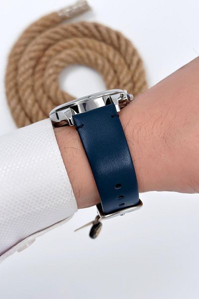 Bigotti Men's Wristwatch All Functions Active Blue Leather Cord Sdb006