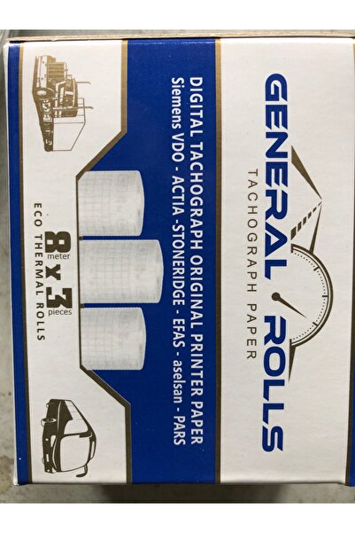 General Rolls ورق تاكوغراف رقمي 100 صندوق 300 لفة متوافق مع جميع الموديلات رو...