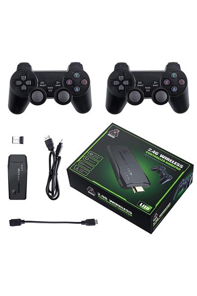 Primo Plus Y3 Lite HD TV Game Console With 64Gcard 10000 Games 2 Controllers