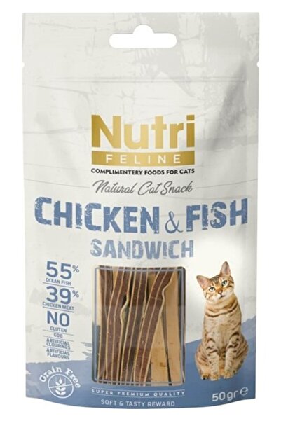 Genel Markalar Natural Cat Snack Tavuk Etli & Balık Etli Kedi Ödülü 50 gr