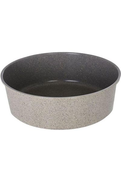 NEOFLAM ,Round Ovenware 26cm,Die casted Aluminum with non stick marble coating,Warm beige Marble