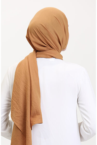 sefamerve Μαλακό βαμβακερό σάλι μουστάρδας - Μοντέλο 2000-56