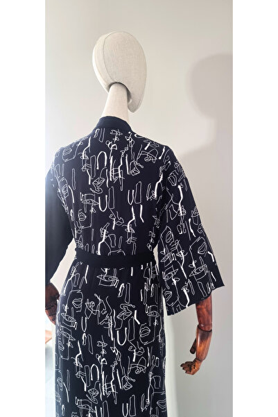 Atelier Nui كيمونو الوجوه السوداء