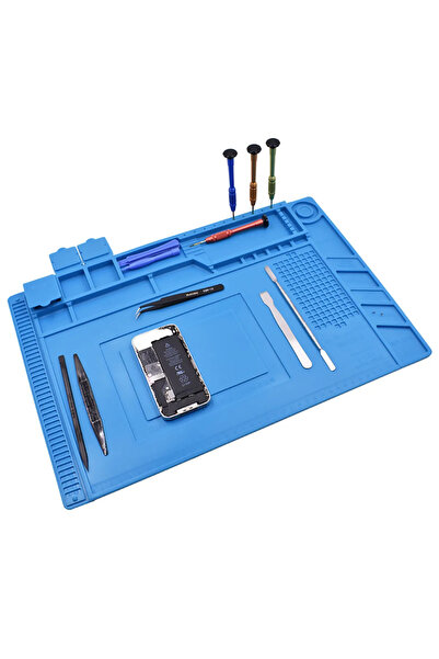 ERCTECH S160 Büyük Telefon Tamir Pedi Isıya Dayanıklı Silikon Mıknatıslı Anti Statik Kokusuz Tamir Pedi