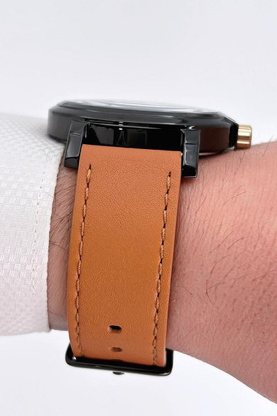 Ferrucci Men's Wristwatch with Calendar Leather Cord 3 Atm Water Resistant Bracelet Gift