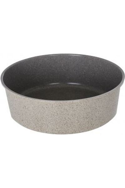 NEOFLAM ,Round Ovenware 24cm,Die casted Aluminum with non stick marble coating,Warm beige Marble