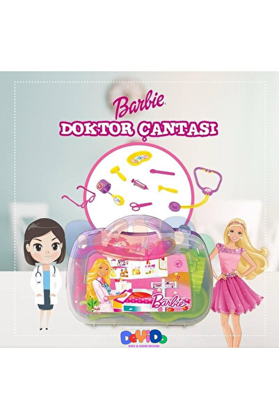 DeYiDo Barbie Oyuncak Çantalı Doktor Seti Eğitici Eğlenceli Evcilik Meslek Oyun Setleri