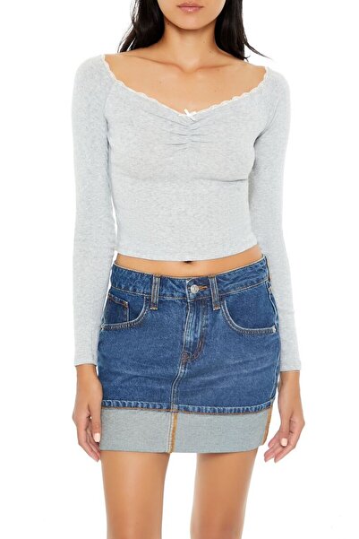 Forever 21 Fiyonklu Detaylı Bluz