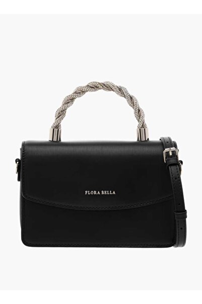 Flora Bella by Shoexpress حقيبة ساتشل فلورا بيلا الصلبة مع حزام قابل للفصل وإغلاق مغناطيسي - العرض 9 × الارتفاع 12 × العمق 21 سم
