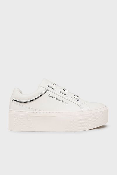 Calvin Klein Thick Sole Sneaker Shoes Yw0Yw00868 0K4 White