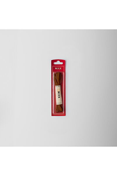 Nixx NX301 - أربطة حذاء كاجوال وكلاسيكية مسطحة مشمعة 100 سم - أسمر ضارب للصفر...