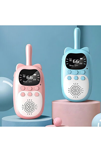 Cevval Çok Fonksiyonlu Çocuk Telsizi Walkie Talkie Interkom Ikili Paket