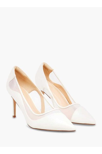 Celeste Women's Textured Slip-On Pumps with Stiletto Heels