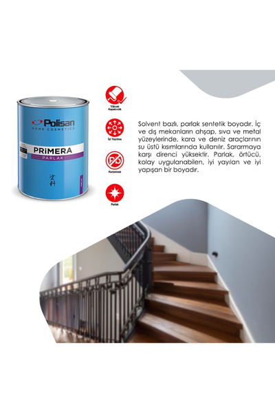 Polisan Primera Parlak Kırmızı