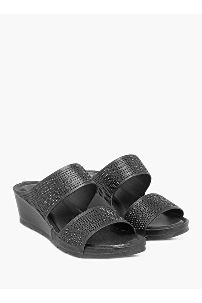 Le Confort Le Confort Women's Embellished Wedge Slide Sandals with Slip On Closure