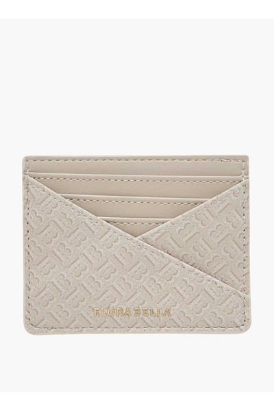 Flora Bella by Shoexpress حامل بطاقات مطبوع عليه شعار فلورا بيلا
