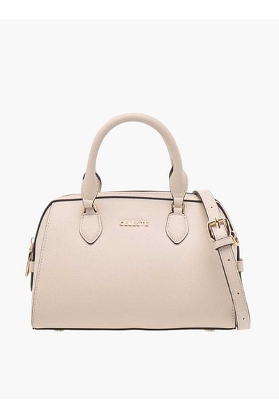 Celeste Textured Tote Bag with Double Handle and Detachable Strap