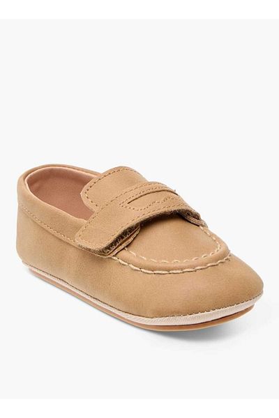 Barefeet Stitch Detail Shoes with Hook and Loop Closure
