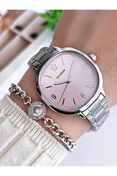 Coliseum Vintage Design Women's Wristwatch and Bracelet Set - Cl8365.Bm7