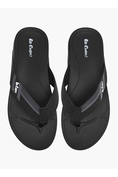 Lee Cooper شبشب رجالي سهل الارتداء بطبعة شعار