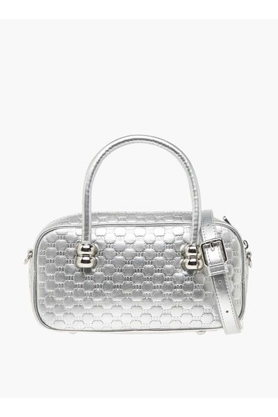 Missy Quilted Crossbody Bag with Double Handle and Zip Closure