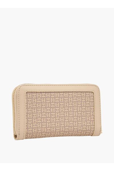 Flora Bella by Shoexpress محفظة Flora Bella Monogram Print مع سحاب للإغلاق