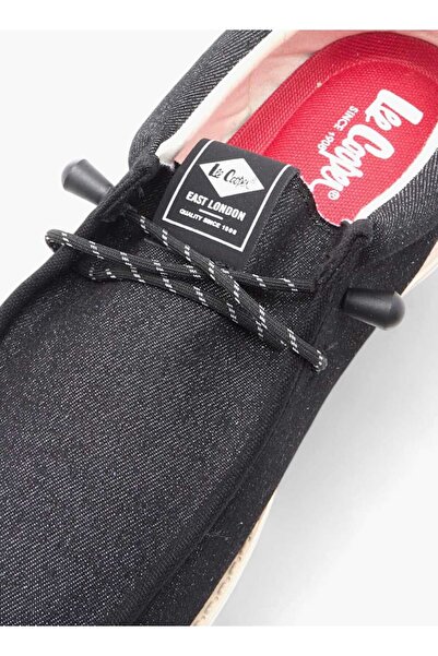 Lee Cooper Men's Textured Moccasins with Lace-Up Closure