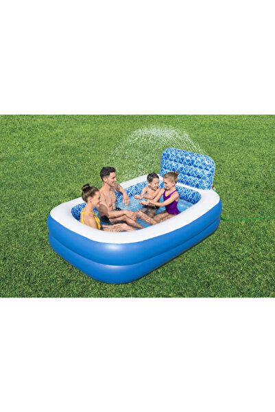 BESTWAY حوض سباحة عائلي مزود برشاشات Waterfall Oasis® 7'6" X 60" X 38"/2.29 متر X 1.52 متر X 96 سم