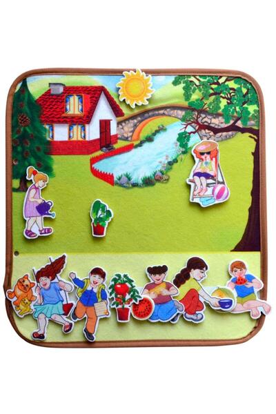 Tox (صيف) ورقة أنشطة فيلكرو - نشاط الأطفال، لعبة تعليمية