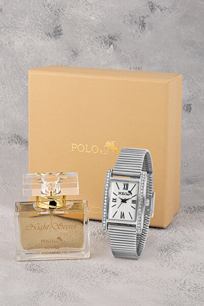 Polo Air Vintage Kadın Kol Saati Ve 55 ml Parfüm Seti Hediyelik Kutsunda Komb...