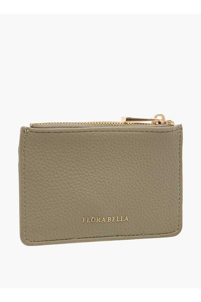 Flora Bella by Shoexpress Flora Bella Textured Wallet with Zip Closure