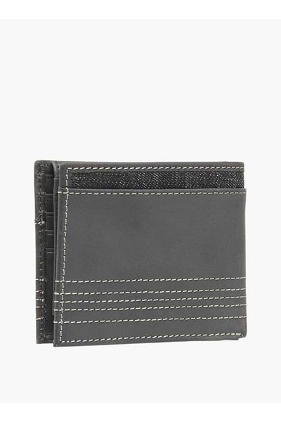 Lee Cooper Lee Cooper Textured Bifold Wallet with Flap Closure