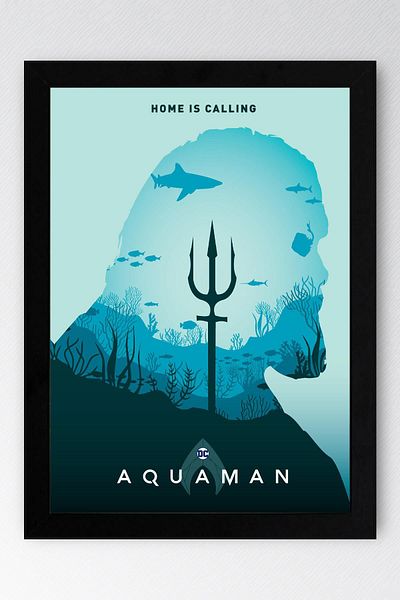 Saturn Pictură înrămată Aquaman - Pictură poster Marvel