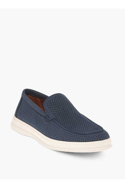 Lee Cooper Men's Perforated Slip-On Loafers