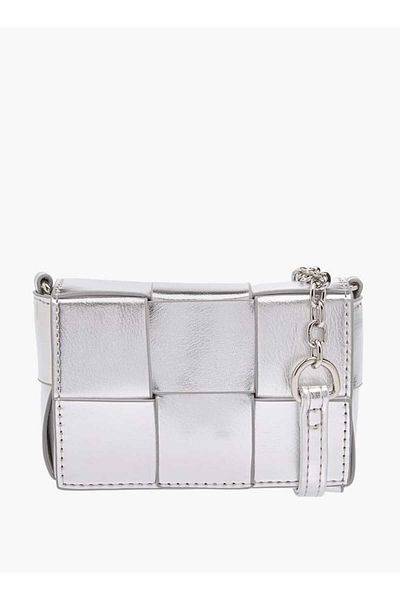 Flora Bella by Shoexpress Flora Bella Textured Crossbody Bag with Detachable Strap and Flap Closure