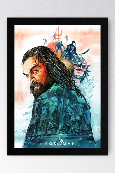 Saturn Pictură înrămată Aquaman - Pictură poster Marvel
