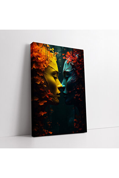 KOSS Dijital Pictură artistică pe pânză cu aspect de copac surreal, decor de ...