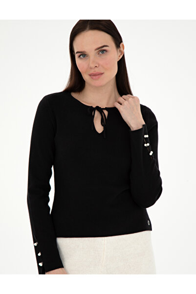 Pierre Cardin Black Slim Fit Sweater 50290555 -Vr046