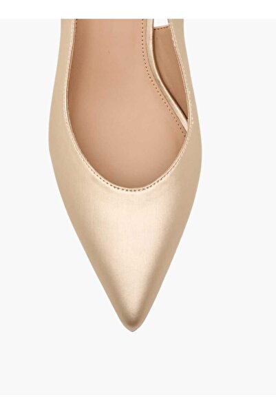 Flora Bella by Shoexpress Flora Bella Bow Accent Slingback Shoes with Flared Heels