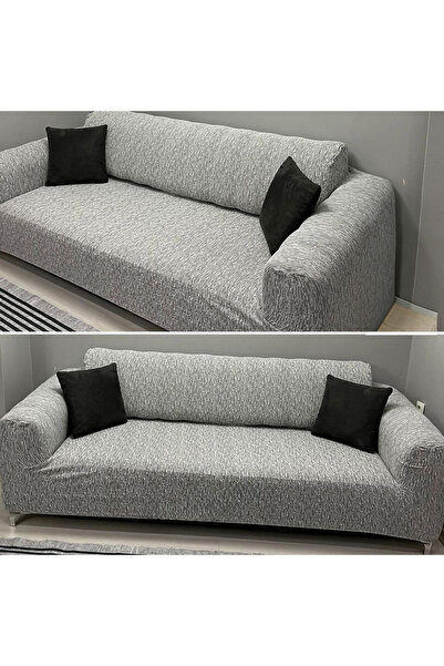 riselerhome غطاء أريكة جاكار عادي 3 مقاعد غطاء مقعد مرن غطاء أريكة سرير غطاء ...