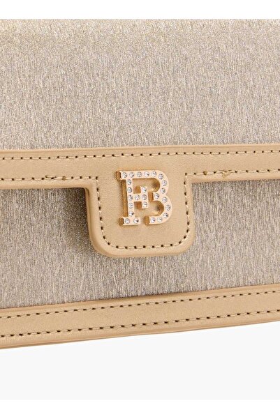 Flora Bella by Shoexpress Flora Bella Panelled Satchel Bag with Detachable Strap and Button Closure - W 6.5 x H 12 x D 22 cm