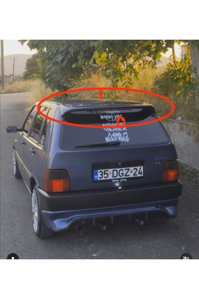 KARLIK DÜNYASI Fiat UNO spoyler. Boyasız