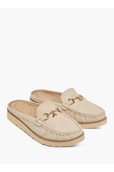 Flora Bella by Shoexpress Flora Bella Metal Accent Slip-On Mules