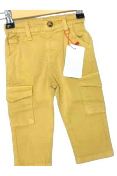 Genel Markalar Erkek Bebek Cep Detaylı Kargo Pantolon