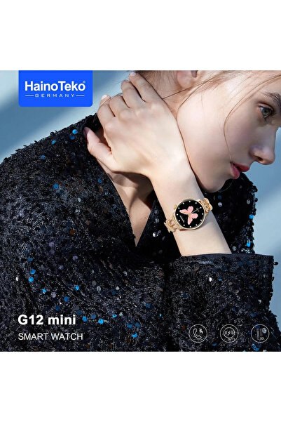 Missey Hrs Teknoloji G12 Mini Akıllı Saat 3 Kordonlu Bayanlar Için Şık Tasarı...