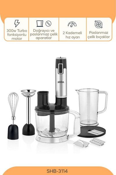 Sinbo Shb 3114 Multi 1000 W Blender Set