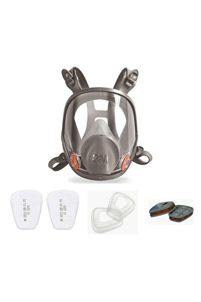 3M 6800 Tam Yüz Maskesi + 3M 6059 Abek Filtre + 3M 5925 P2 Filtre +K501 Kapak