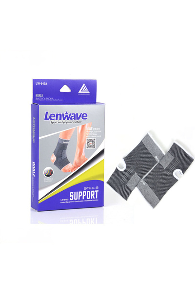Lenwave LW-0924 AYAK BİLEĞİ KORUYUCU TOPUK AÇIK ÇORAP STD ANTRASİT